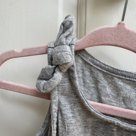 NWOT Okie Dokie 3T Girls Gray and Orange Unicorn Sunset Ocean Tank Top Shirt - Picture 3 of 5